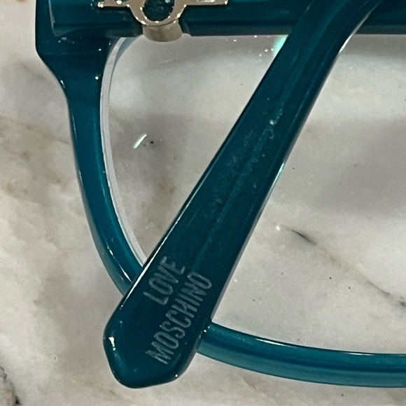 LOVE MOSCHINO MOL522SAM 01ED GREEN AUTHENTIC EYEGLASSES 55-16 145